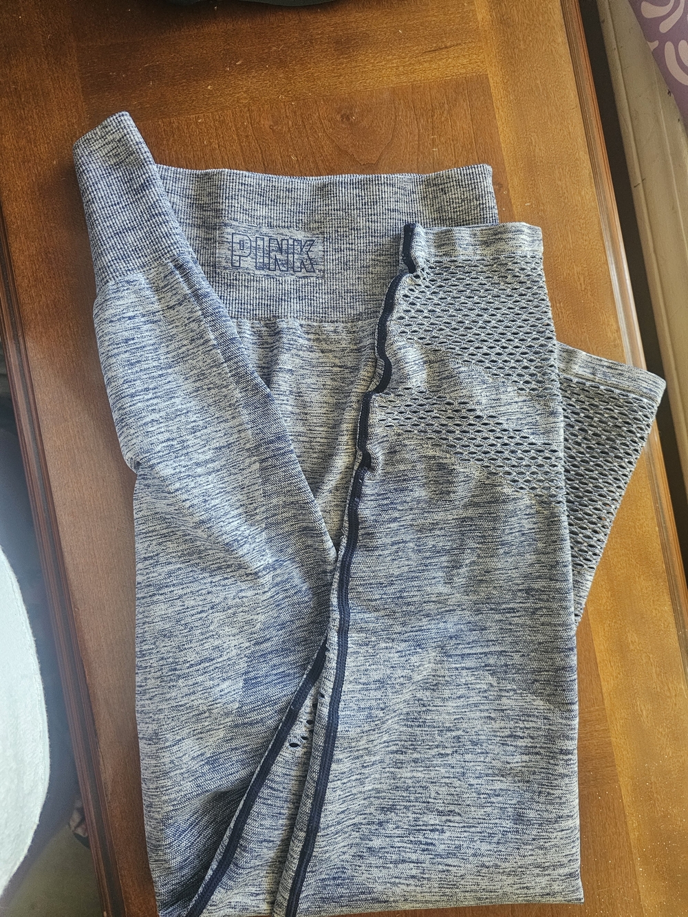 PINK Victoria's Secret Girls' Heather Gray Seamless Leggings